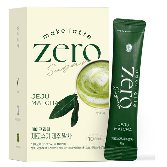 Matcha Powder for Latter Zero Sugar Easy 10 Sticks