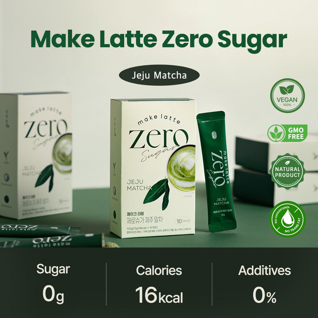 Matcha Powder for Latter Zero Sugar Easy 10 Sticks