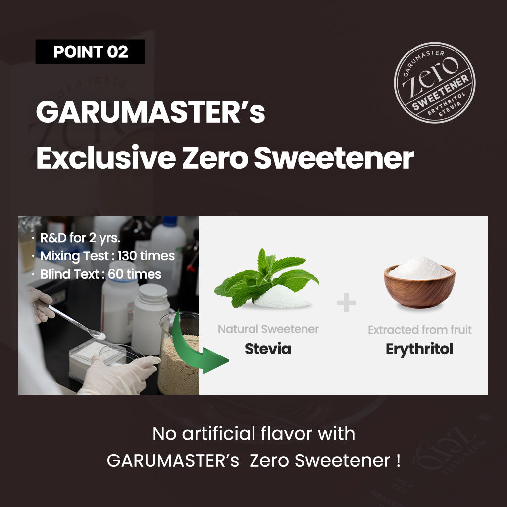 Milk Tea Powder Stick Korean sweet tea, Zero sugar (0.423 oz X 10 Sticks)