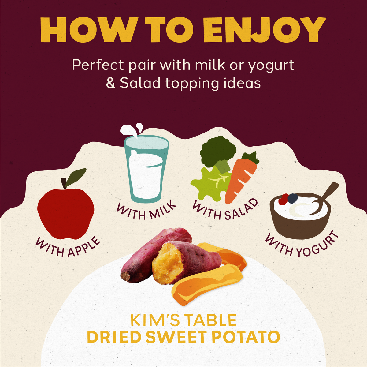 Dried Sweet potato Korean Snacks (20g X 10Packs)