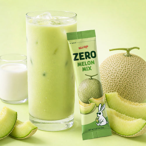 Kim’s Table Korean Melon Flavored Mix Zero Sugar, Sweet & Creamy, 12g x 10 sticks, 4.23 OZ