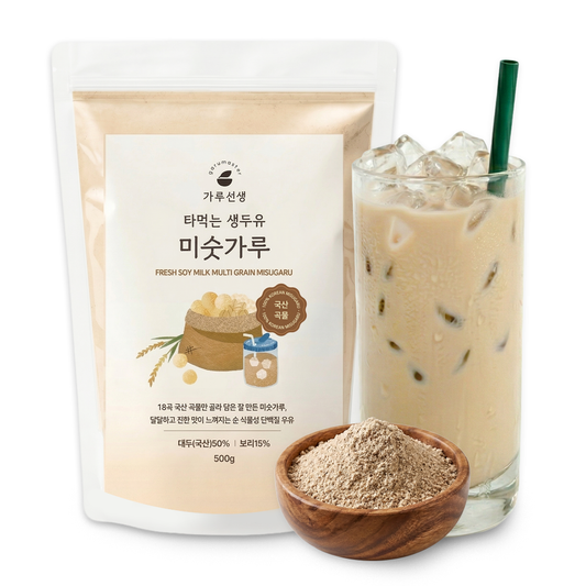 Korean Misugaru Healthy Beverage 18 Multi-Grain Drink – 17.6 oz (500g)