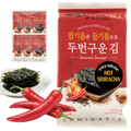 Korean Seasoned Spicy Seaweed Sheets, 6 Convenient Packs (0.14oz Each) Sriracha Flavor